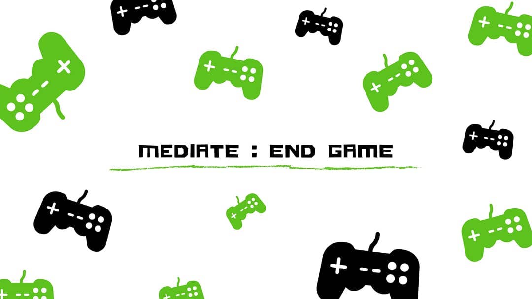 Image: Game controllers. Mediate: End Game. 