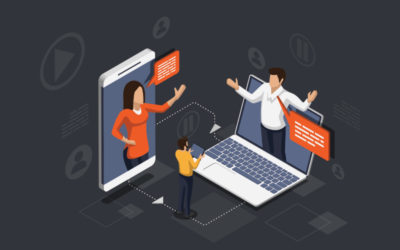 Image: Illustration - technology for online mediation sessions