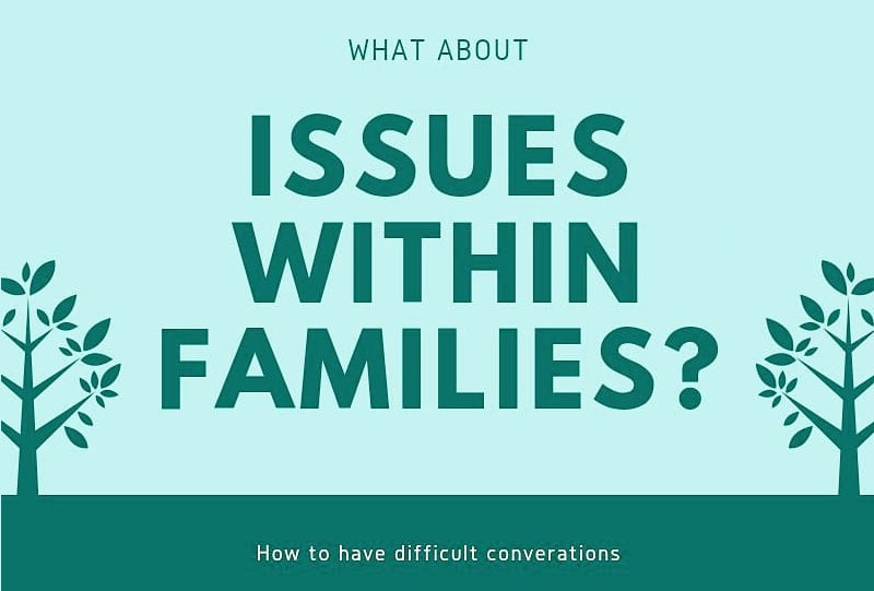 What About Issues in Families? How to have difficult conversations.
